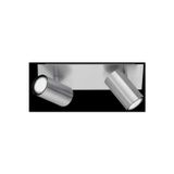 Demet Habek Mylights paslanmaz inox Panasonic gün ışığı LED ampullü ikili LED spot avize hareketli b