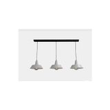 Demet Habek Mylights Ret4ro Rustik Vintage Metal Masa Üstü Sıralı Üçlü Avize 120 Cm