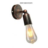 Demet Habek Mylights Retro Mafsalı Bakır Aplik Hareketli Duvar Aplik