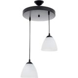 Demet Habek Mylights S Modern Ikili Opal Camlı Sarkıt Avize En 30 Cm