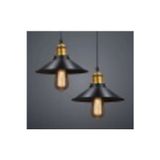 Demet Habek Mylights S Retro Ikili Yuvarlak Metal Sarkıt Avize 30 Cm En