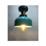 Demet Habek Mylights S Retro Rustik Turkuaz Plofonyer Tavan Avize Armatür