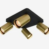 Demet habek paslanmaz usa ram ampullü gün ışığı LED ampullü kare hareketli başlıklı LED spot avize MYL003510831kare