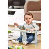 Demet Plastik Vantuzlu Bebek Banyo Mama Oturağı Gri