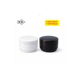 demethome 30 Ml Boş Plastik kutu Pomat-krem-kozmetik-Seyahat-ECZA Kavanozu Kutusu 30 cc 1 SİYAH+1 BEYAZ