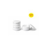 demethome 5 Adet Lüx Şeritli 30 Ml Boş Pomat-krem-kozmetik-Hobi-Numune Kutusu Kavanozu kutu+kapak