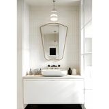 Demhan Dekoratif Ayna - 4 mm Ayna, 8 mm Mdf Çerçeve - Siyah - 97*70 cm