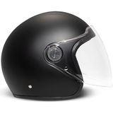 Demi-Jet P1 06 Matt Black Açık Motosiklet Kaskı - XL