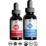 Demir + B12 Damla Süper Ikili Seti - Demir + Vitamin B12 + Vitamin C-D-A