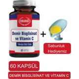 Demir Bisglisinat ve Vitamin C Takviye Edici Gıda - Sabunluk Hediyemiz 2099-16