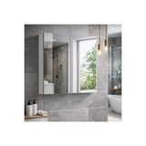 DEMİR DİZAYN Lavabo Üstü Aynalı Banyo Dolabı Iki Kapaklı 60x60