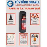 Demir Group Mavi Trafik Seti İlk Yardım Çantası 1 Parça CE Uygunluk Sembolu ile Güvenli