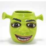 Demir Grup cc 3D Shrek Tasarımı Porselen Kupa Bardak - Renkli