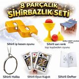 Demir Grup cc 8’li Sihirbazlık Seti (Kibrit, Defter, Halka, Kupa, Ip, 3’lü Kart)