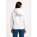 Demir Grup cc Nihilist Penguen Özel Tasarım Oversize Kapüşonlu Sweatshirt - Beyaz - L - XL - Standart