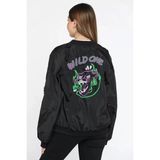 Demir Grup cc Unisex Uzun Kol Baskılı Bomber Ceket - Siyah - L - XL - Standart