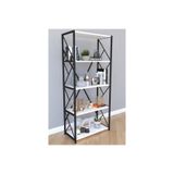 Demir Home 5 Raflı Beyaz Kitaplık