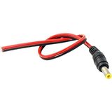 Demir Led 2.1 Erkek LED Birleştirme Kablosu 15CM Adaptör Jack Fişi ve Kamera Kablosu (5 Adet)
