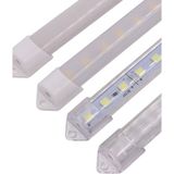 Demir Led Alüminyum Kasalı Çubuk Bar LED 12V 72 Ledli 5730 Opak Cam Günışığı LED