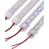 Demir Led Alüminyum Kasalı Çubuk Bar LED 12V 72 Ledli 5730 Şeffaf Cam Grow LED Full Spectrum Bitki Yetiştirme Ledi