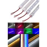 Demir Led Alüminyum Kasalı Çubuk Bar LED 12V 72 Ledli 5730 Şeffaf Cam Rgb LED