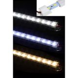 Demir Led Alüminyum Kasalı Çubuk Bar LED 12V 72 Ledli 5730 Şeffaf Cam Sarı (Amber) LED