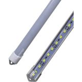 Demir Led Alüminyum Kasalı Çubuk Bar LED 12V 72 Ledli 5730 Şeffaf Cam Yeşil LED