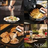 Demirağ Nosse Sprey Cam Şişe Zeytinyağı Sirke Yağ Püskürtücü Yağdanlık Airfryer Airfry 100 ml