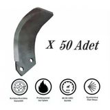 Demiray 1.Kalite 7 Mm Ekstra Celik C Tipi Rotovator Bicagi 50 Adet - Turkay Marka Uyumlu