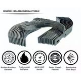 Demiray Federli Kaan Benzinli Capa Makinasi Capa Bicagi Takimi (26 Cm - 24 Adet)