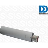 Demirdöküm Uyumlu 60/100 Hermetik Kombi Baca Uzatma Borusu - 100 CM