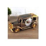 Demirhan Home Dekoratif Klasik Araba Masa Saati Kalemlik Klasik Car Çalar Saat Hediyelik Süs Eşyası 11x22 Cm