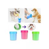 DEMİRHAN İTHALAT Küçük Irk Köpek & Kedi Pati Ayak Yıkama Kovası 9*11 cm Silikon Jel Fırçalı Pati Temizleme Bardak