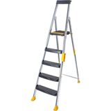 Demiriz Galvaniz 5 Basamaklı Merdiven (S0205 - Gümüş Gri