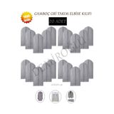DEMİROĞLU EV TEKSTİL GRİ TAKIM ELBİSE KILIFI GAMBOÇ HURÇ DOLAP DÜZENLEYİCİ ORGANİZER