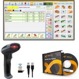 DemirSoft Kablosuz Barkod Okuyucu Siyah + Barkodlu Satış Programı Hızlı Satış Özelliği