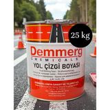 DEMMERG Akrilik Yol Çizgi Boyası / Asfalt Boyası RAL 5015 MAVİ 25 KG - 1 Adet - RAL5015