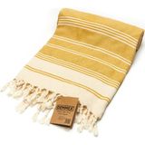 Demmex Pamuk Peştemal Banyo Plaj Havlusu, 180X90CM, 450GR, Fıstık peştemal - 180 x 90 cm - Hardal