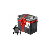 DEMMON 40 Litre Çift Kapak Oto Buzdolabı 12V 24V 220V ADAPTÖR HEDİYELİ Araç,Karavan,Tır Derin Dondurucu