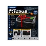 DEMMON 50 LT Tek Kapak Oto Buzdolabı -20°C Derin Dondurucu 12V,24V,220V Uyumlu 🎁 220V AC Adaptör Hediyeli