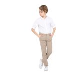 DEMOİSELLE ÇİNO DOKUMA PANTOLON KREM 4-5 Yaş
