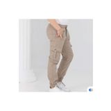 DEMOİSELLE KARGO CEPLİ ÇOCUK PANTOLON Krem 6-7 Yaş