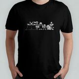 Demon Slayer %100 Pamuklu Bisiklet Yaka T-Shirt Model - 4 - Siyah - 8 - 12 Yaş