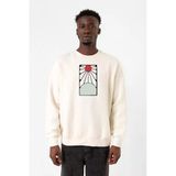 Demon Slayer Anime Crest Earring Demon Ekru Erkek 2ip Sweatshirt