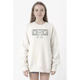 Demon Slayer Anime Inosuke Hashibira Eyes Beyaz Kadın 2ip Sweatshirt