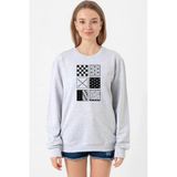 Demon Slayer Anime Patterns Grimelanj Kadın 2ip Sweatshirt