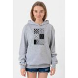 Demon Slayer Anime Patterns Grimelanj Kadın 3İp Kapşonlu Sweatshirt