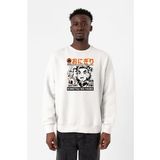 Demon Slayer Anime Super Yummy Beyaz Erkek 2ip Sweatshirt