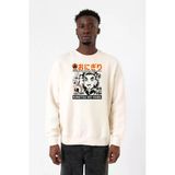 Demon Slayer Anime Super Yummy Ekru Erkek 2ip Sweatshirt