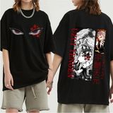 Demon Slayer Anime Tengen Uzui Tişört - Siyah